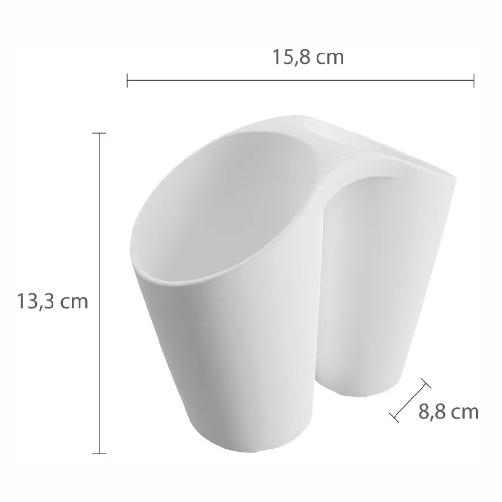dimensao porta talheres de bancada branco astra pta1